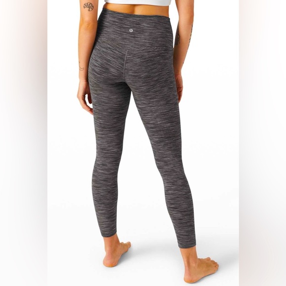 lululemon athletica Pants - NWT Lululemon Align HR Pant 25” size 4 Wee Are From Space Dark Carbon Ice Grey